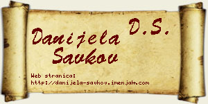 Danijela Savkov vizit kartica